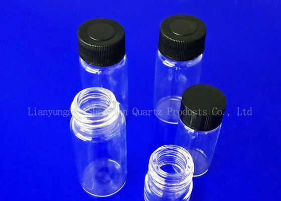 Transparent Laboratory Reagent Bottle Condenser Reactor Water Cooling Quartz Glass