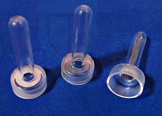 Clear Quartz fused silicon Science Lab Glassware Spherical Joint Tube