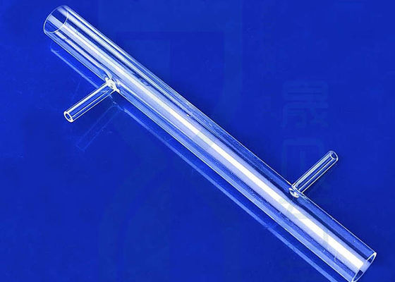 Double Layer Fused Silica 2.2g/Cm3 High Temperature Quartz Tube
