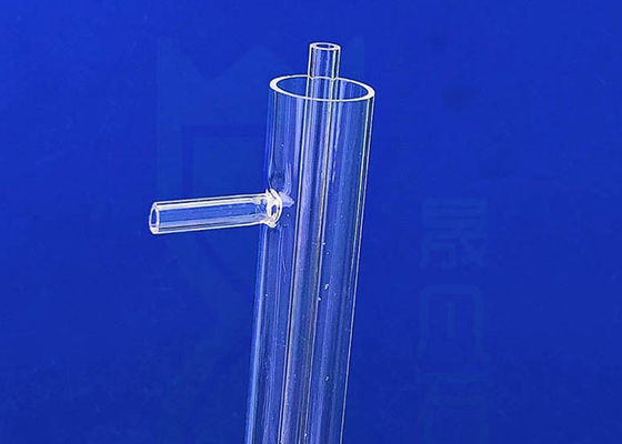 Double Layer Fused Silica 2.2g/Cm3 High Temperature Quartz Tube