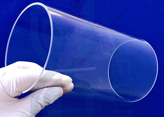 Manufacture High Temperature Resistant  Large Quartz Glass Tube