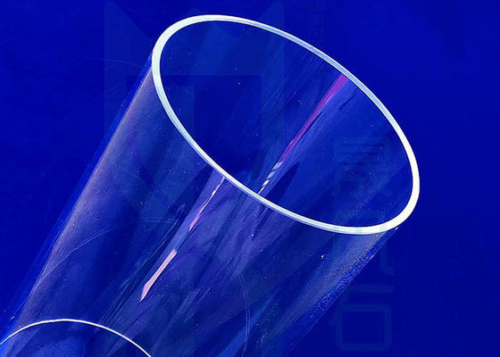 Manufacture High Temperature Resistant  Large Quartz Glass Tube