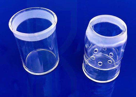 High Purity Quartz 2.2g/Cm3 Science Lab Glassware With Grinding Mouth And Grinding Stopper