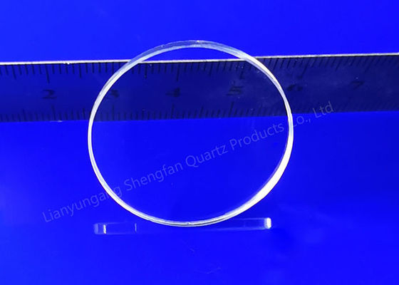 Morse 6.5 Optical Glass Thin Round Fused Silica Plate