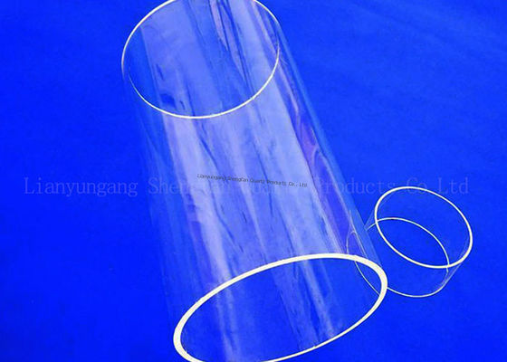 UV Protection High Purity SiO2>99.99% Transparent Quartz Glass Tube with >92% Light Transmittance