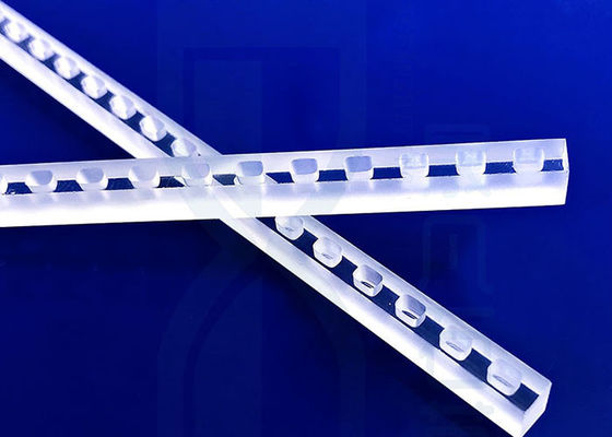 High Temperature Fused Quartz Glass Rod Transparent Heating Equipment