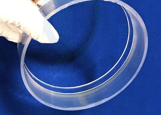 Screw Thread Winding Fused Silica Quartz Glass Tube Ring