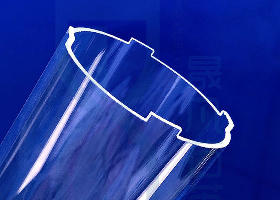 Manufacture High Temperature Resistant  Large Quartz Glass Tube