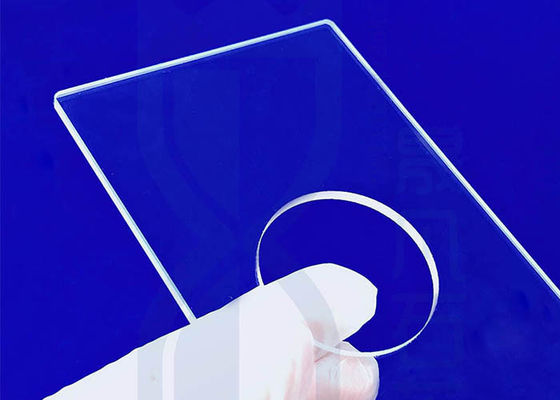 Uv Uvc Alkali Resistance Quartz Glass Plate For Led Product Protection Window
