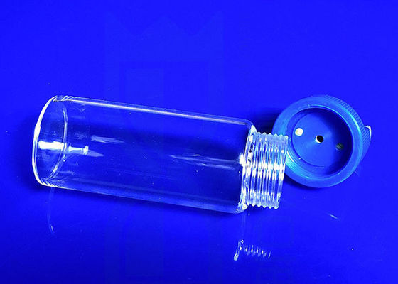 Clear Fused Silica SIO2 Quartz Reagent Bottle With Screw Thread End