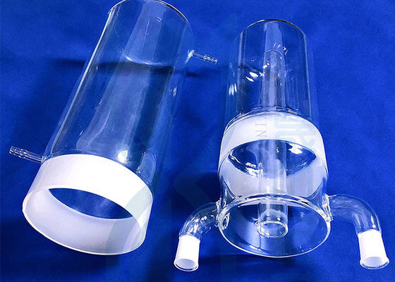 Large Diameter Furnace 2.2g/Cm3 Quartz Glass Tube Science Lab Glassware