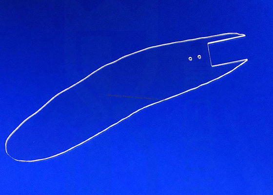 High Purity Heat Resistant Shape Quartz Glass Plate ±0.02mm Tolerance Customized For High Temperature