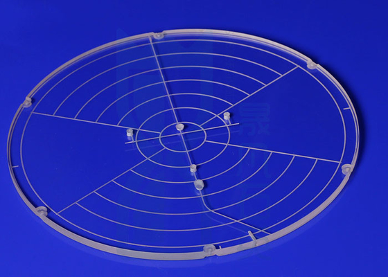 High Transmittance Quartz Glass Plate Transparent Cutting For UV Light Laser Boring