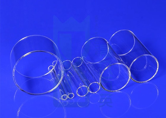 100ml Clear Quartz Glass Test Tube Cylinder For CVD Furnace