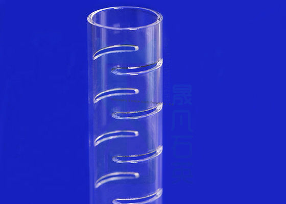 OD 300mm High Temperature Resistance 1100℃ Quartz Glass Tube Customized for Semiconductor Applications