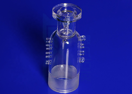 Transparent 2.2g/Cm3 Quartz Crucible Experimental Instrument