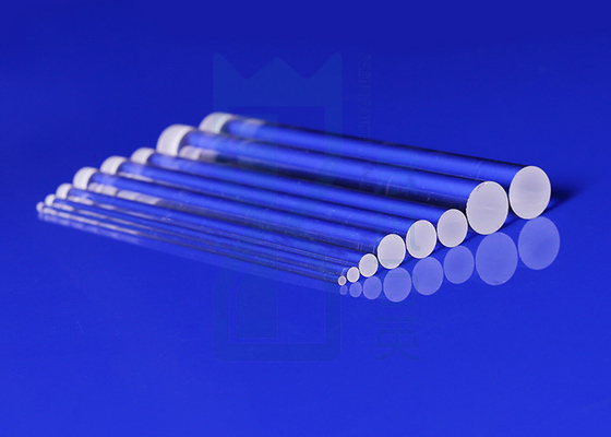 2.2g/Cm3 Quartz Rod 92% Fused High Temperature Clear Transparent