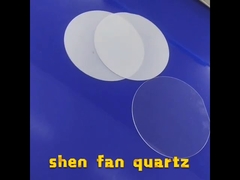 Clear Step Fused Quartz Plate Polishing Transparent Window No Air Bubble