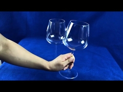 SIO2 Quartz Wine Glass 1100℃ Quartz Crystal Glass For Family Dinner