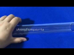 Transparent Quartz Tube Reactor Testing Glass Sleeve For Germicidal Lamps