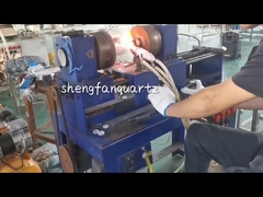 High Purity Further Processing Clear Fused Quartz Tubing With Slots