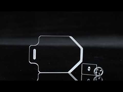 Rectangle Polished Quartz Glass Plate Sheet High Temperature Resistant