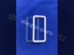 Factory custom high temperature resistant transparent quartz ring