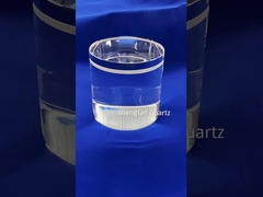 Custom high light transmittance high purity full transparent slotted quartz rod