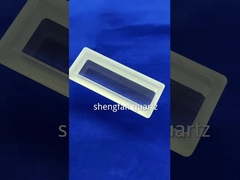 CNC finishing custom high light transmission quartz step sheet