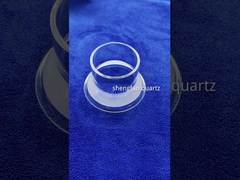 Factory custom laboratory high temperature resistant quartz ball header bowl