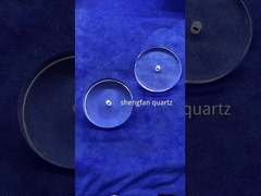 Polishing Transparent Quartz Glass Fused Silica Rod For Fiber Bar