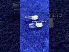 Clear Quartz Glass Coil Tubing Processing 300mm OD UVC Light