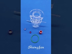 Custom Double-Layer Photocatalytic Reactor  Transparent Quartz Glass Instrument P