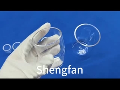 Clear Quartz Pipe Fused Silica Crucible with Welding Processing Service