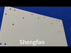 Furnace Quartz Tubing Flange With Large Joints Transparent High Purity