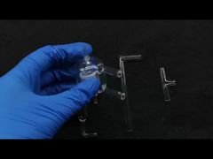 Customized Quartz Lab Glassware Photocatalytic Reactor High Temperature