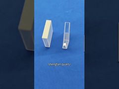 View High-temperature and corrosion-resistant quartz glass colorimeter cuvette 3.5ml Demo