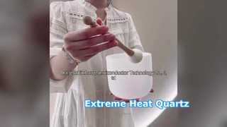 clear 99.99% Quartz Crystal Singing Bowl Sound Healing Instruments