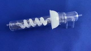 High Purity 99.99% Quartz Glass Tube Factory Custom High Temperature Resistant Spiral Tube