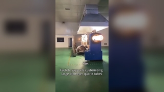 Large Quartz Glass Quartz Furnace Tube