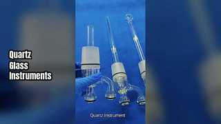 High-temperature and corrosion-resistant quartz glass instruments