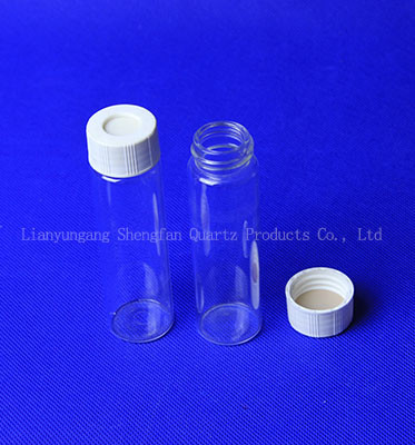 Quartz Thread Testware Transparent Quartz Thread Reagent Bottle