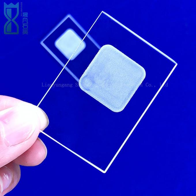 100mm*2mm XRD Sample Tank Microbial Quartz Glass Slides for Lab